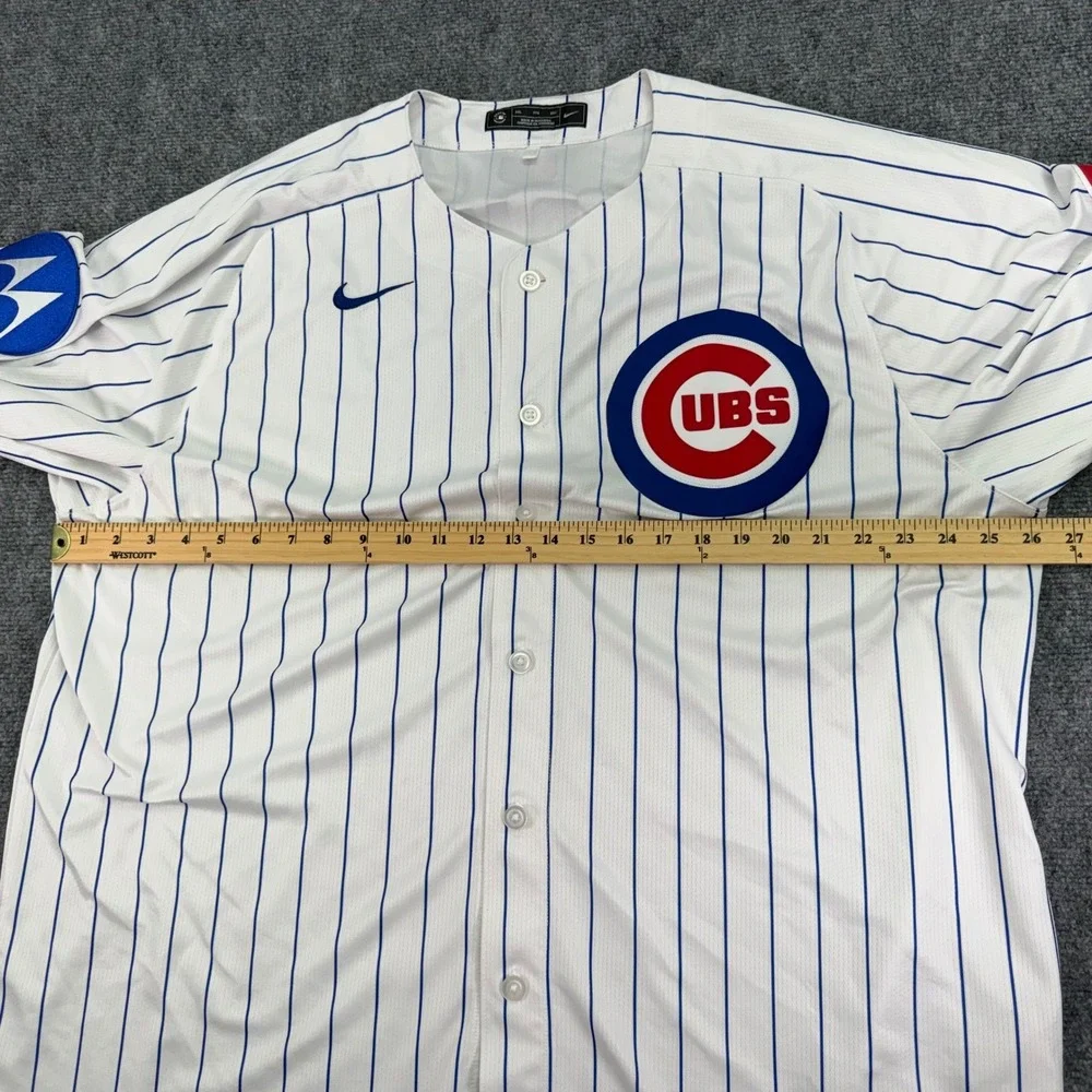 Nike Chicago Cubs Jersey XXL Pete Crow-Armstrong 4 MLB Baseball Motorola Patch